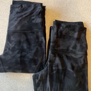 Lululemon camo align leggings 25”